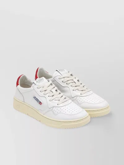 AUTRY TOP WHITE RED SNEAKERS