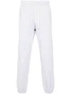 Autry Logo-print Mélange Track Pants In Gray
