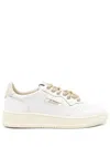 Autry Medalist Leather Low-top Sneakers In Neutral