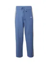 Autry Relaxed Fit Training Pants With Contrasting Side Stripes In Blue