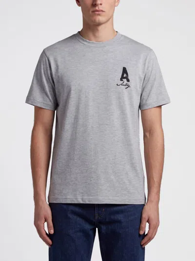 Autry T-shirt Men Color Grey In Silver