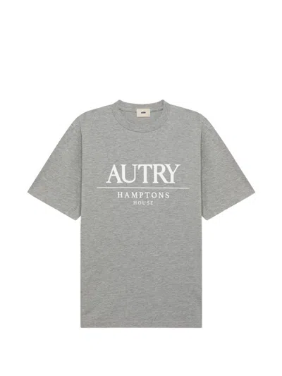 Autry T-shirt With Logo In Gray