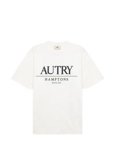 Autry T-shirt With Logo In Neutral