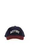 Autry Two-tone Corduroy Baseball Cap In Blue