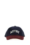 Autry Two-tone Corduroy Baseball Cap In Blue