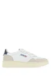 Autry Two-tone Leather And Suede Medalist Sneakers In White