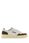 Autry Low Sneaker With Contrast Panels And Perforated Detailing In Gs34