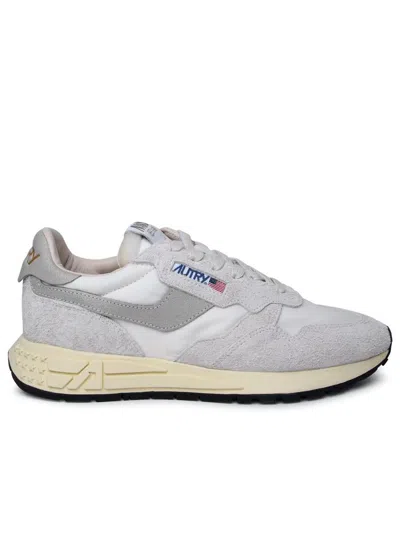 AUTRY AUTRY TWO-TONE LEATHER SNEAKERS