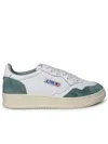 Autry Leather And Suede Low-top Sneakers In White