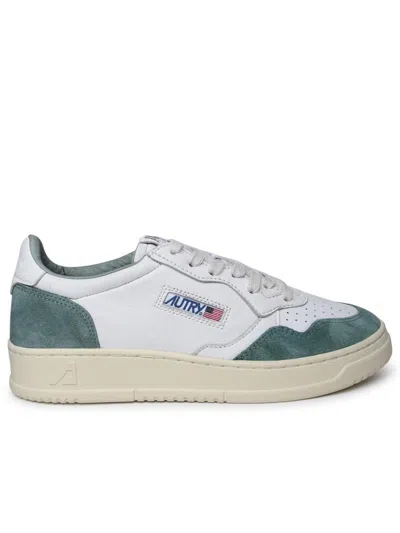 AUTRY AUTRY TWO-TONE LEATHER SNEAKERS