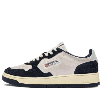 Autry Two Tone Medalist Low Goatskin 'black White'