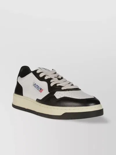 Autry Two-tone Sneakers Featuring Perforated Detailing