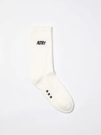 AUTRY SOCKS AUTRY MEN COLOR CREAM,G65787078