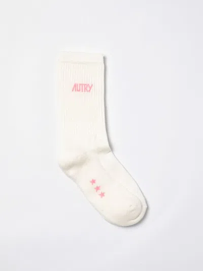 AUTRY SOCKS AUTRY WOMAN COLOR CREAM,G65788078