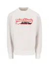 Autry X Maison Kitsune Cotton Sweatshirt In Gray