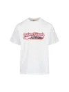 Autry Per Maison Kitsune Script Cotton T-shirt In White