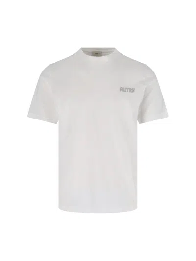 Autry Unisex 100% Cotton Crewneck T-shirt In White
