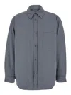 Autry Grey Jacket With Patch Pocket In Grey