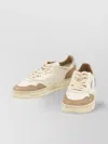 Autry Vintage Distressed Leather Low-top Sneakers