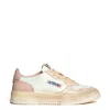 Autry Vintage Inspired Low-top Sneakers With Textured Accents In Multicolor