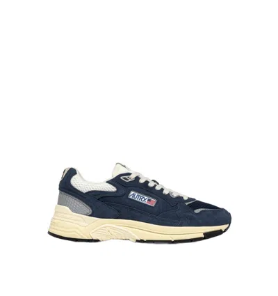 Autry Vintage-inspired Sneakers With 3.5 Cm Sole Height In Blue