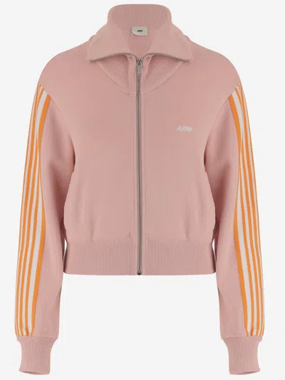 AUTRY VISCOSE BLEND JACKET WITH LOGO