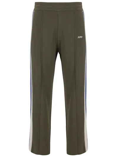 AUTRY VISCOSE BLEND LOGO PANTS