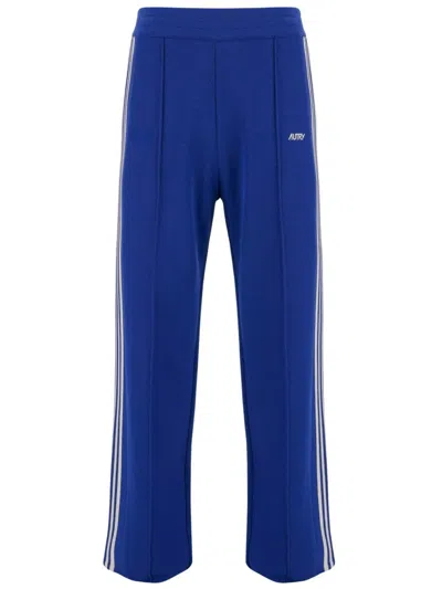 AUTRY VISCOSE BLEND LOGO PANTS