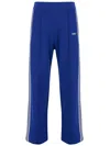 Autry Royal Blue Knitted Viscose Joggers In Blue