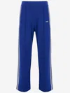 Autry Royal Blue Knitted Viscose Joggers In Knit Sapphire