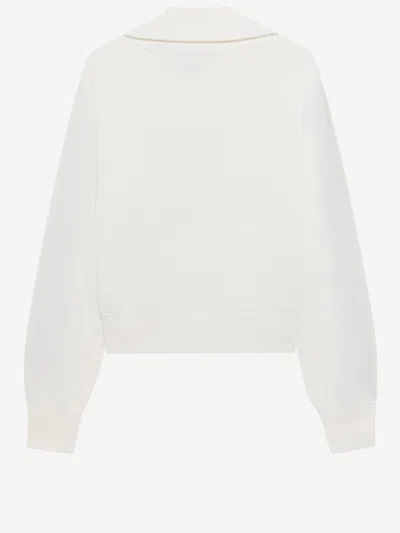 Autry Viscose Blend Sweatshirt In White
