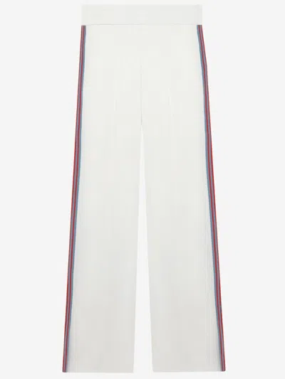 Autry Viscose Blend Trousers In White
