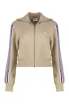 Autry Knitted Tennis-style Zip Sweatshirt