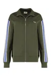 Autry Viscose Knit Jacket In Green