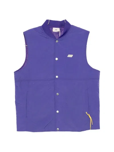 Autry West Aus Press-stud Gilet In Purple