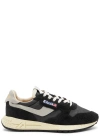 Autry Reelwind Running Sneakers In Suede And Nylon In Black