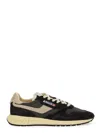 Autry Reelwind Low Sneaker Black Gray In Black