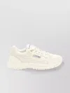Autry Hyperway Sneakers In Whisper White Laminated Leather And Mesh In Neutral