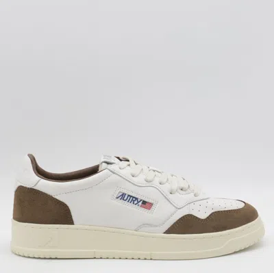 Autry White And Brown Sneakers