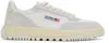 Autry Wildpace Low Sneakers In White Mesh And Suede In Dragon/nabuk Wht/mar