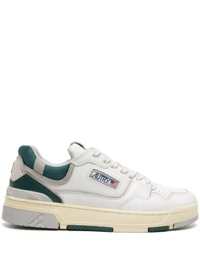 Autry White And Green Aerol Sneakers