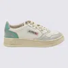 Autry White And Light Blue Metal Sneakers