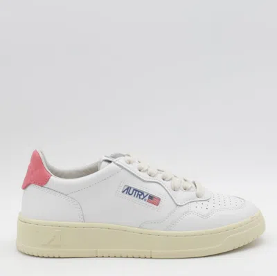 AUTRY WHITE AND PINK SNEAKERS