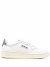 Autry Classic Low-top Sneakers With Logo Patches In White