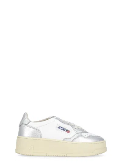 Autry White  Leather Sneakers