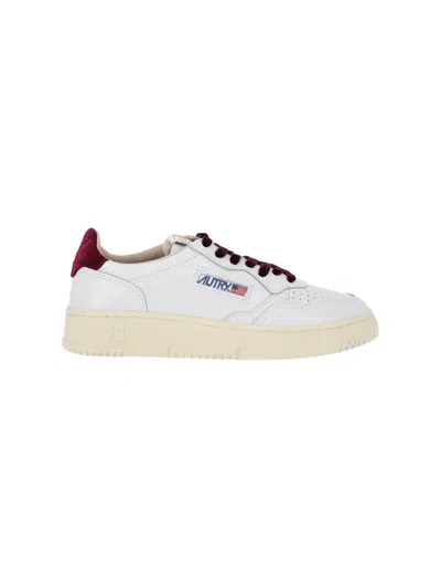 Autry White Calfskin Medalist Low-top Sneakers