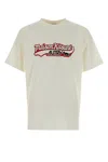 Autry White Cotton  X Maison Kitsunã© T-shirt In White