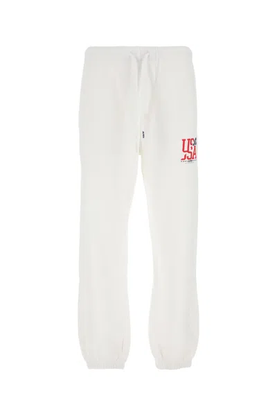 AUTRY WHITE COTTON JOGGERS