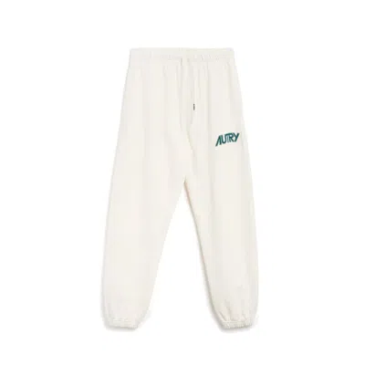 AUTRY WHITE COTTON JOGGERS (WORKOUT PANTS)