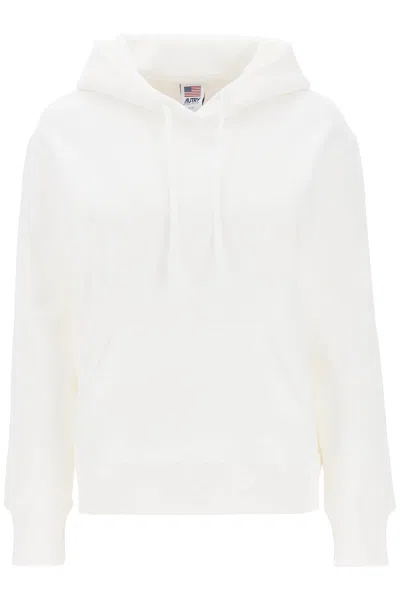 Autry White Cotton Sweatshirt